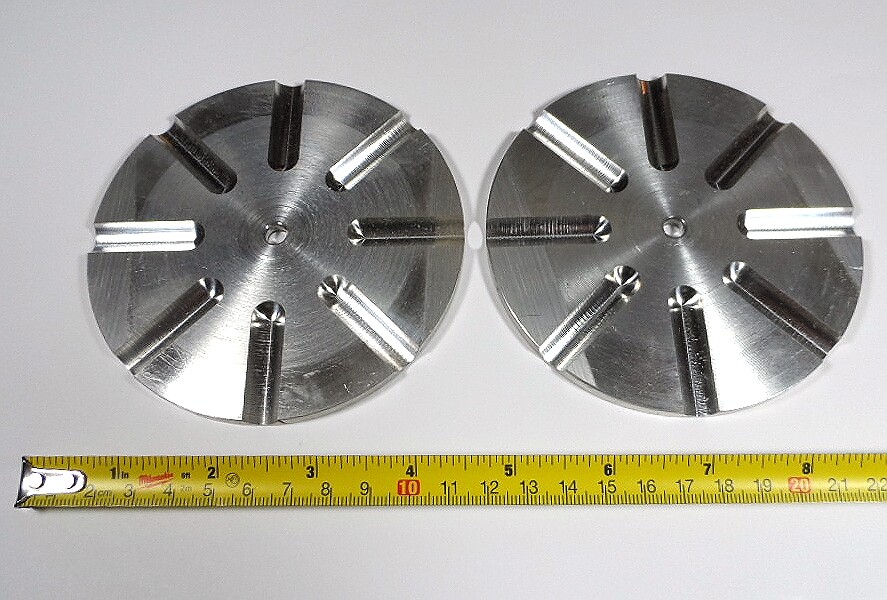 Vertical Antenna Capacity Top Hat Aluminum Milled Element Clamp Assembly 