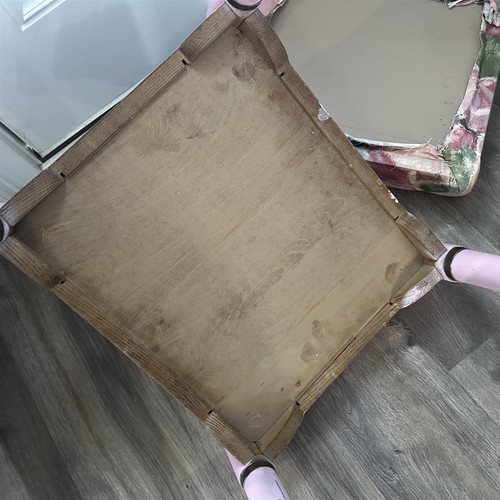 DE COLECCIÓN CANTANTE MÁQUINA DE COSER TABURETE DE ALMACENAMIENTO BANCO PINTADO MEDIADOS DE SIGLO - Imagen 7 de 9