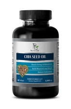 fat burners for men - CHIA SEED OIL 2000MG - chia seed oil omega - 1 Bottle