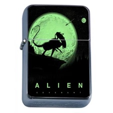 Alien Em1 Flip Top Oil Lighter Wind Resistan