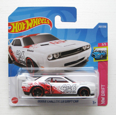 2022 Hot Wheels - Dodge Challenger Drift Car - HW Drift 3/5 Weiß