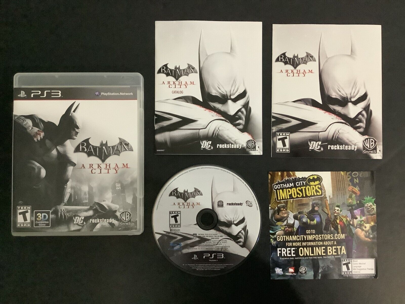 Batman Arkham City PS3 PlayStation 3 Complete w/ Manual &Inserts | eBay