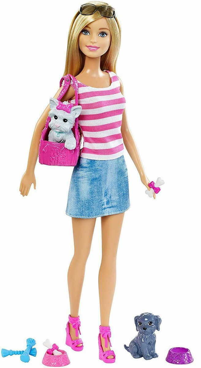 MATTEL Barbie Doll & Pets #DJR56 NEW | eBay