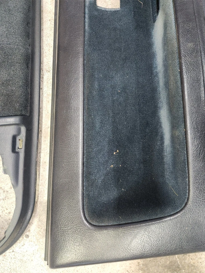 1990-1993 DA9 ACURA INTEGRA COUPE PALMY BLUE DOOR CARD PANEL LINERS L AND R Foto 3 de 4