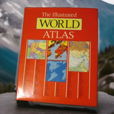 THE ILLUSTRATED WORLD ATLAS by B.M. Willett -1987 -Hardcover -Atlas Books