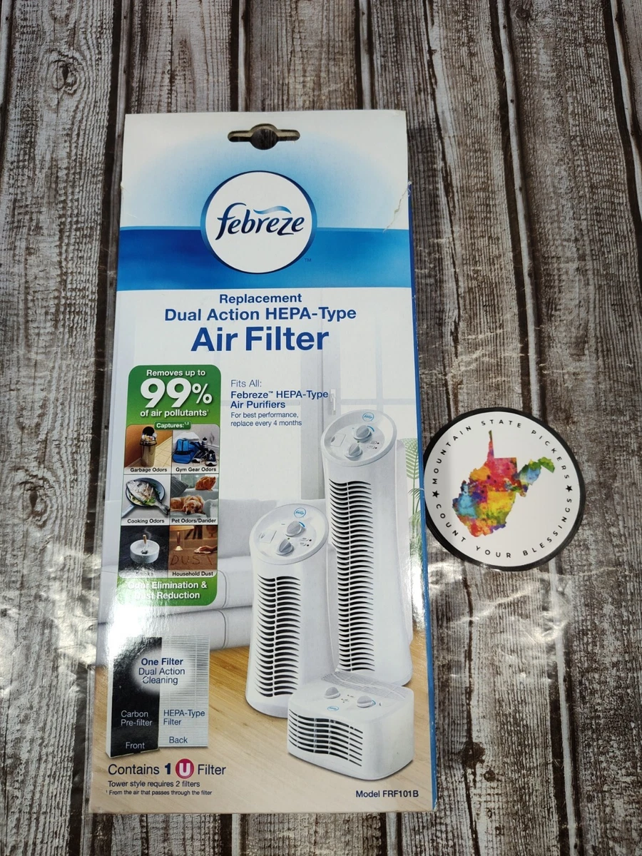 Febreze dual action sale hepa type filter