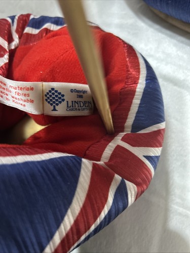 Vintage Princess Diana Prince Charles Slippers Linden Spitting Image 1988 Size L - Picture 9 of 11