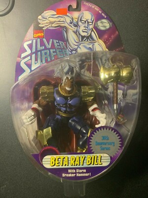 Toy Biz Marvel Silver Surfer 30th Anniversary Beta Ray Bill w/ Strombreaker MOC 