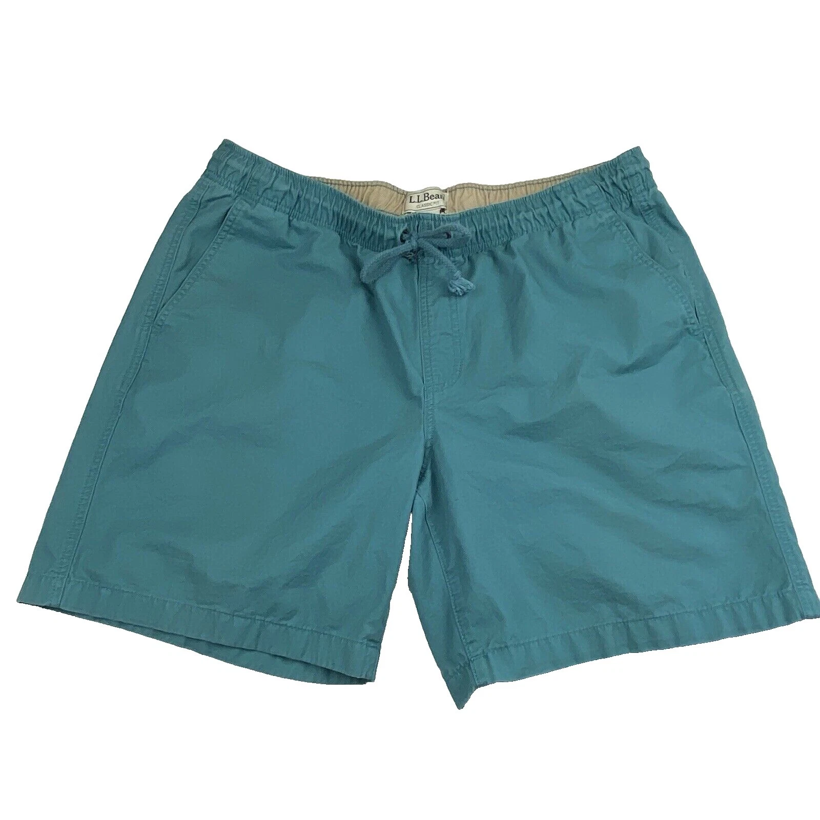 L.L. Pantalones cortos de algodón liso Bean para hombre