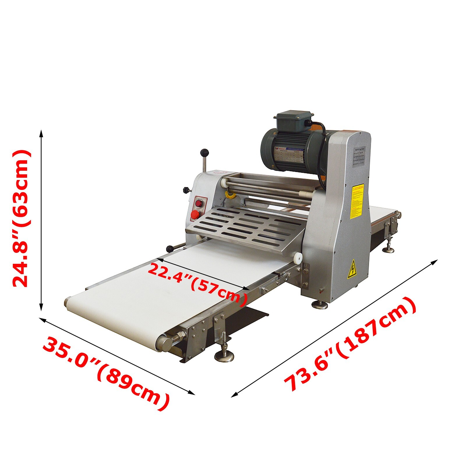 1-32mm Table Type Pastry Machine Commercial Electric Dough Press Sheeter