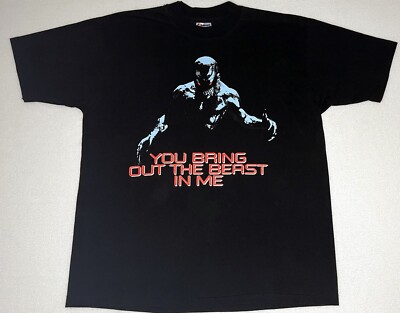 Vintage Split Second You Bring Out The Beast In Me 1992 Promotional T Shirt XL