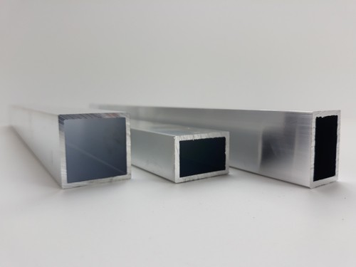 Aluminium Vierkantrohr / Rechteckrohr Alu Quadrat-Rohr Hohlpofil Aluprofil - Bild 6 von 6