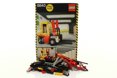 Lego Technic Model Construction Set 8843 Fork-Lift Truck 100% cmpl.+ instr. 1984