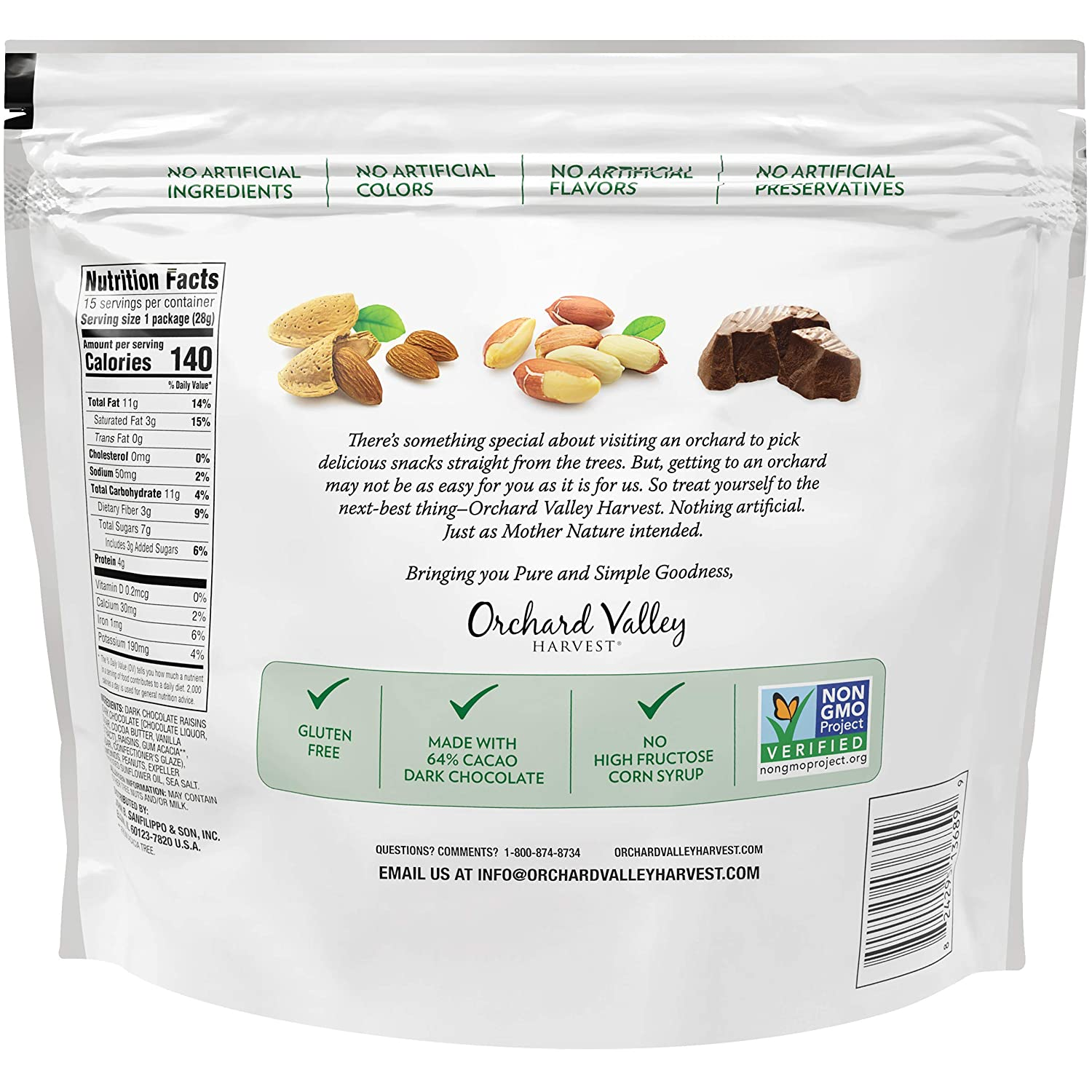 Chocolate Raisin Nut Trail Mix, 1 Oz, 15 Ct eBay