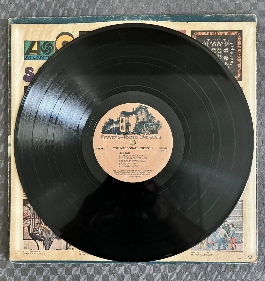 JAZZ ROCK LP Tom Macdonald Exposed Music To Activate 1981 - Image 4 of 4