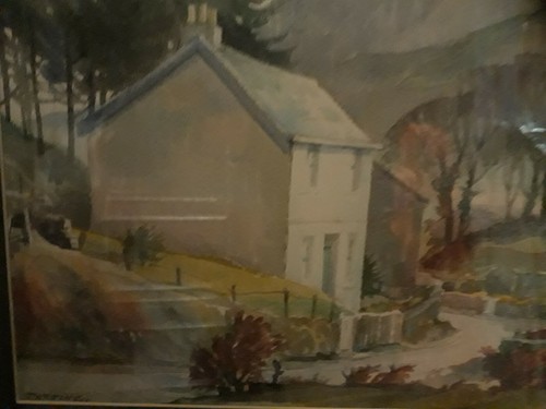 Watercolour Painting Cottages And Lanes Highland Or Moors Artist Name Of Parking - Picture 5 of 7