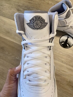 Nike Air Jordan 2 Retro 'White Cement Grey' Sail Black