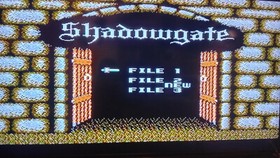 SHADOWGATE NES PAL COMPLET PILE OK Livre ANG/FR Jeu En Anglais