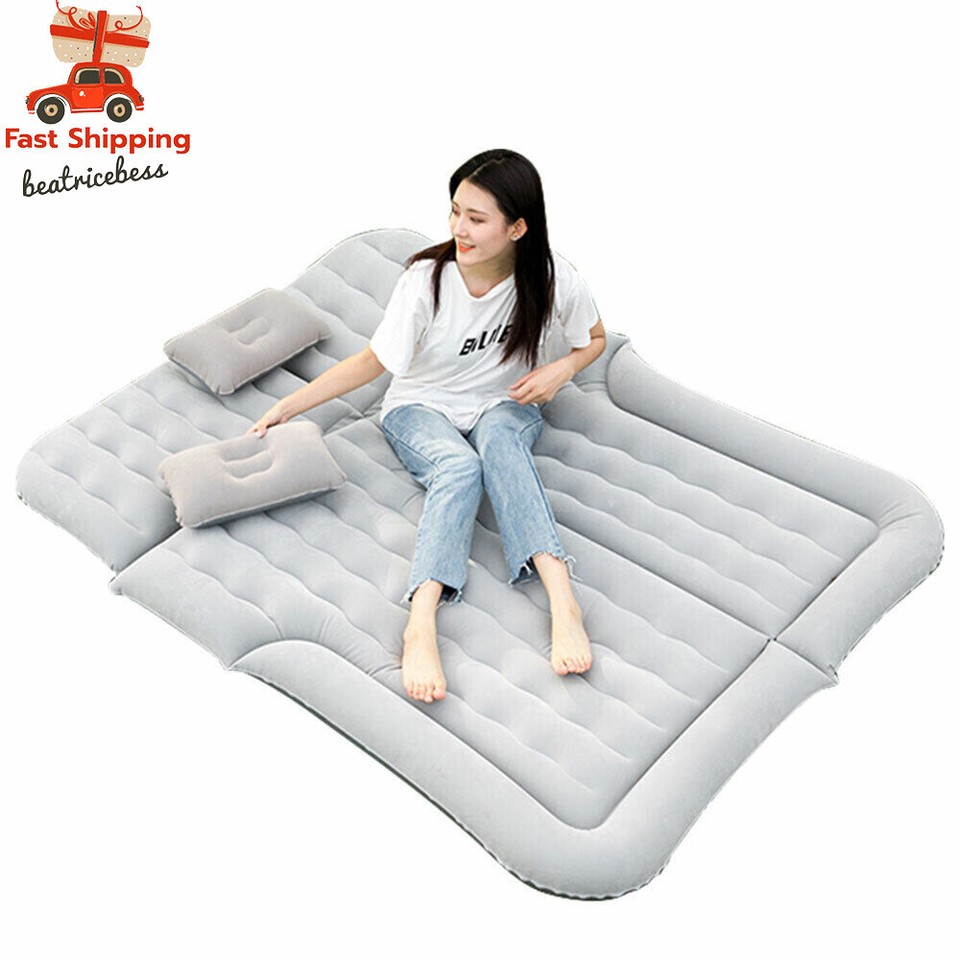 Inflatable Bed Mattress Car Truck SUV Back Seat Sleeping Beds W/ Air