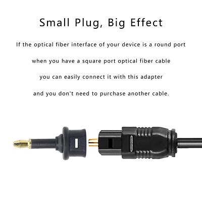 Digital Fiber Optic Toslink To 3.5mm Jack mini Toslinkfemale To 3.5 Mm Mini Ma