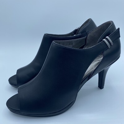 Life Stride Vixen Black Peep Toe High Heels Dress Shoes Womens Size 10 NEW  | eBay