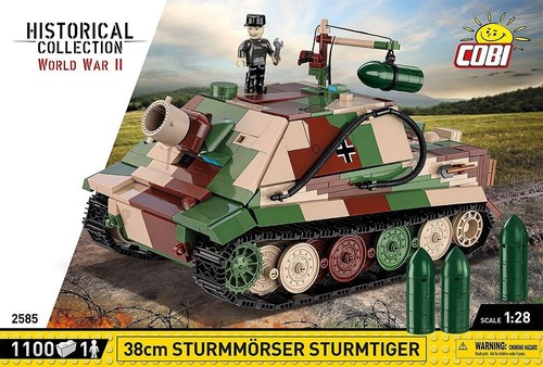 COBI 2585 Historical Collection 38 cm Sturmmörser Sturmtiger Klemmbaustein Set - Bild 4 von 12