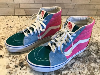 vans sk8 hi multicolor bright