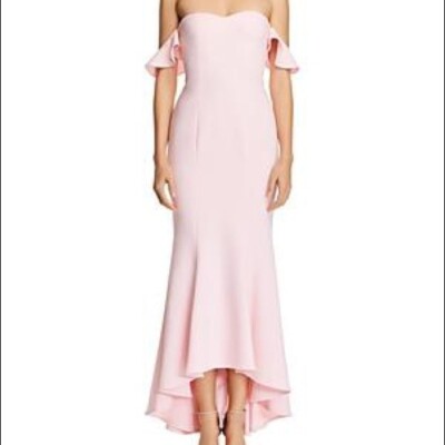 LIKELY Sunset gown in Rose-light pink full length cocktail dress-size  10-NWT | eBay