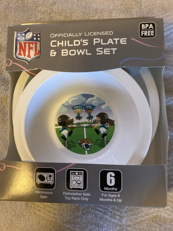 Jacksonville Jaguars Child’s Plate/bowl Set