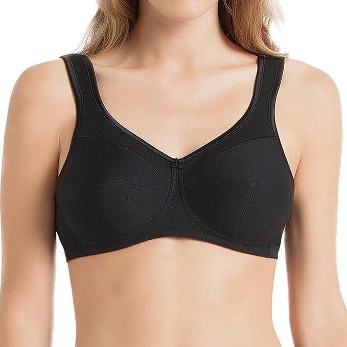 Anita 5427-006 Jana Non-Wired Cotton Support Bra - White, 40G (US F Cup), Comfort Fit