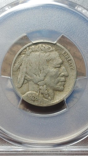 1926 D Buffalo Nickel 5C PCGS F15 Perfect Originality 4482 - Picture 3 of 4
