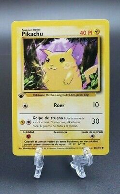 Carta Pokemon - Set Base 1999 - 58/102 - ES - Pikachu Roer