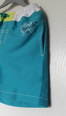 Short De Bain Sergent Major Garçon 3 Ans - Vert émeraude - Neuf Avec étiquettes
