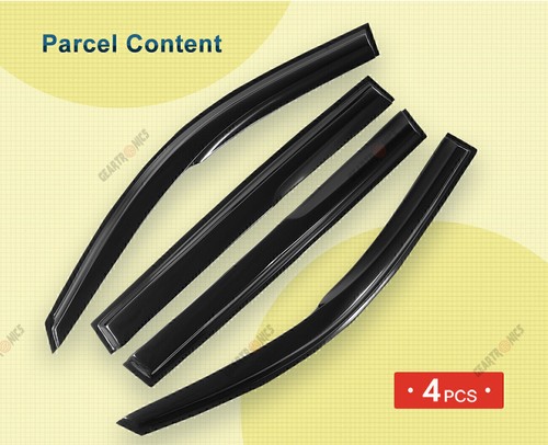 Para Toyota Highlander 2008 2009-2013 Visera de ventana Ventilación Sol Protectores de lluvia - Imagen 4 de 14