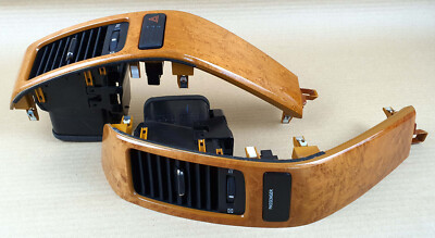 Lexus GX470 2003-2007 Holz Maserung Konsole Belüftung Ausgang Platte Set OEM