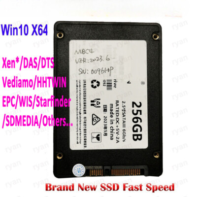 Software SSD HHT Win10 64bit Fit For SD Connect C4 Star Diagnosis Compact Tools