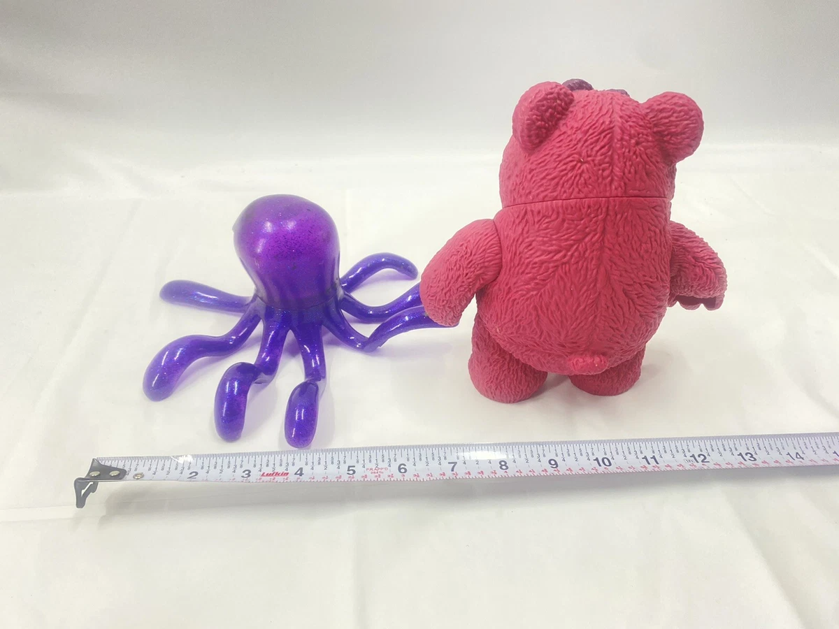 Toy Story 3 Disney Pixar Stretch Purple Glitter Octopus W/ Lotto 8” Vinyl  Figs.. | Ebay