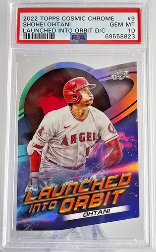 SHOHEI OHTANI 2022 Topps Cosmic Chrome Launched Into Orbit Refractor PSA 10