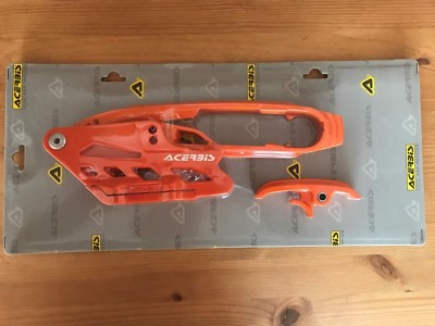  KETTENBLOCK FÜHRUNG SLIPPER SCHIEBER SET PASSEND FÜR KTM SX 125 150 2011-2015 ORANGE