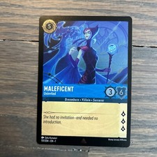 FOIL Maleficent Uninvited Disney Lorcana Rare Near Mint