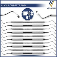 X10 Premium Lucas Surgical Curette 88, Spoon 2mm Blade Dental Steel Instruments
