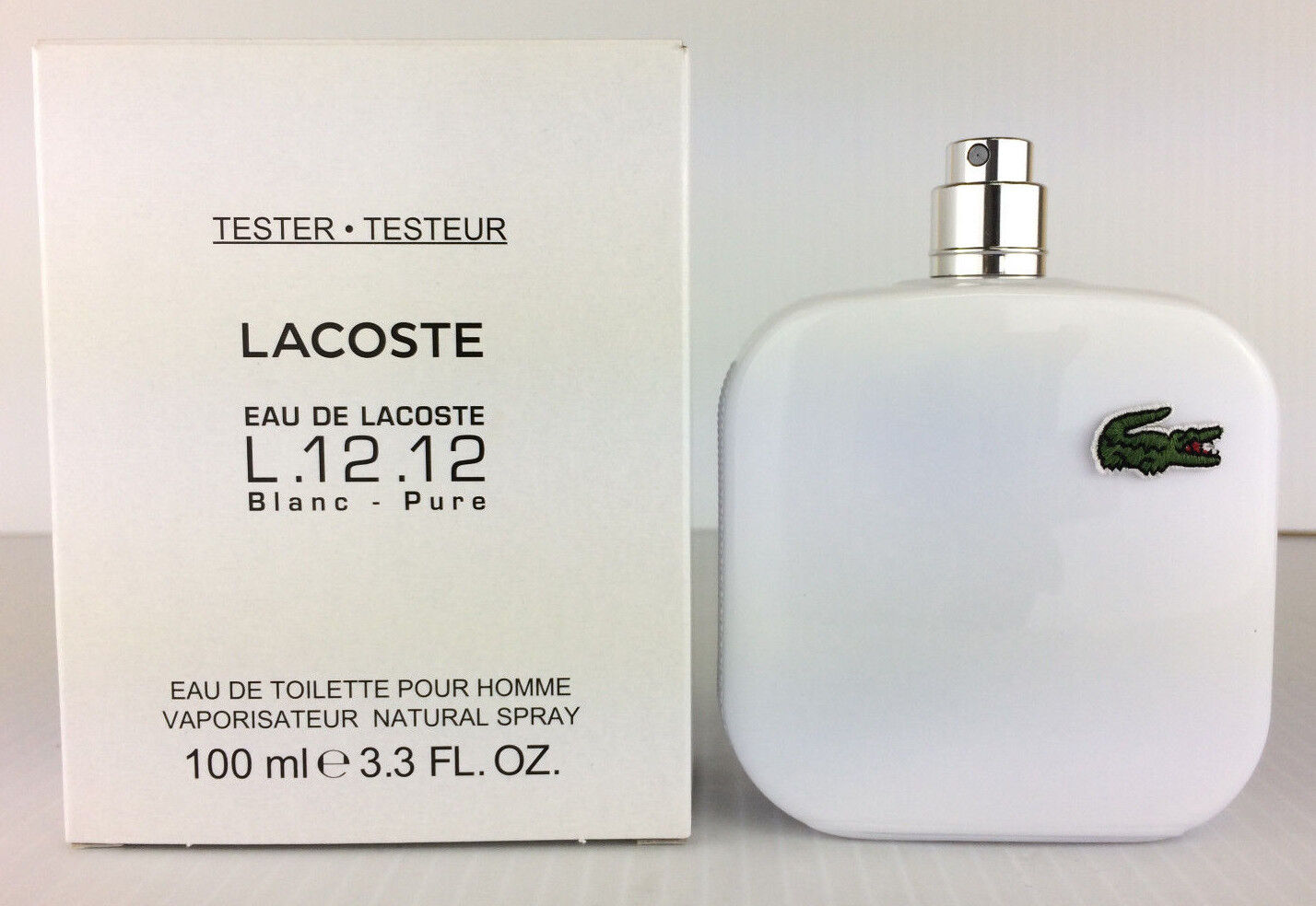 lacoste blanc eau de toilette 100ml