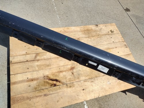 BMW DOOR SILL COVER SIDE SKIRT MOLDING LEFT GRAY F01 7 SERIES 51777225837 09-15 - Picture 7 of 12