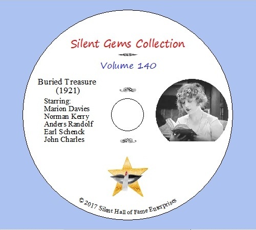 DVD "Buried Treasure" (1921) Marion Davies, Norman Kerry, Classic Silent Drama - Picture 1 of 9