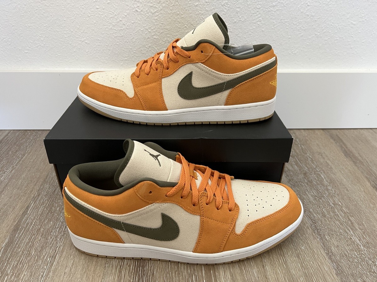 NIKE ナイキ エアジョーダン 1 Low SE ライト カリー スニーカー Air Jordan 1 Low SE Shoes. Nike ID