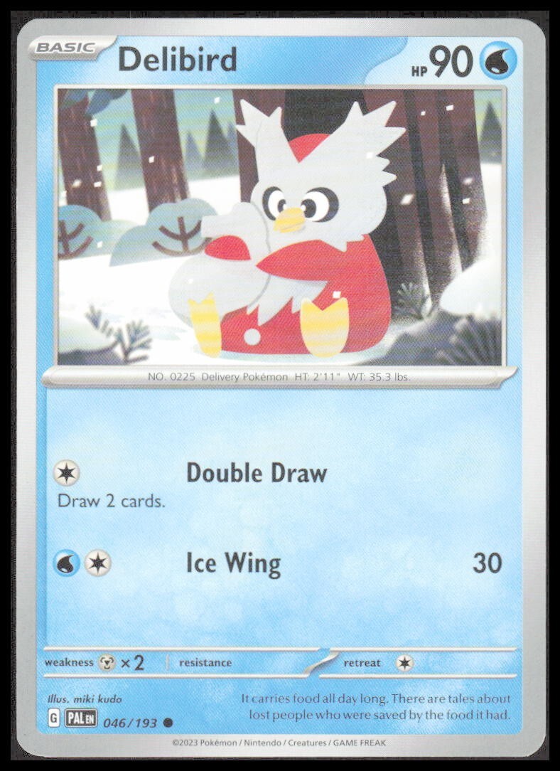 Delibird 46/193 SV02: Paldea Evolved Pokemon TCG Card CB-1-1-C-18