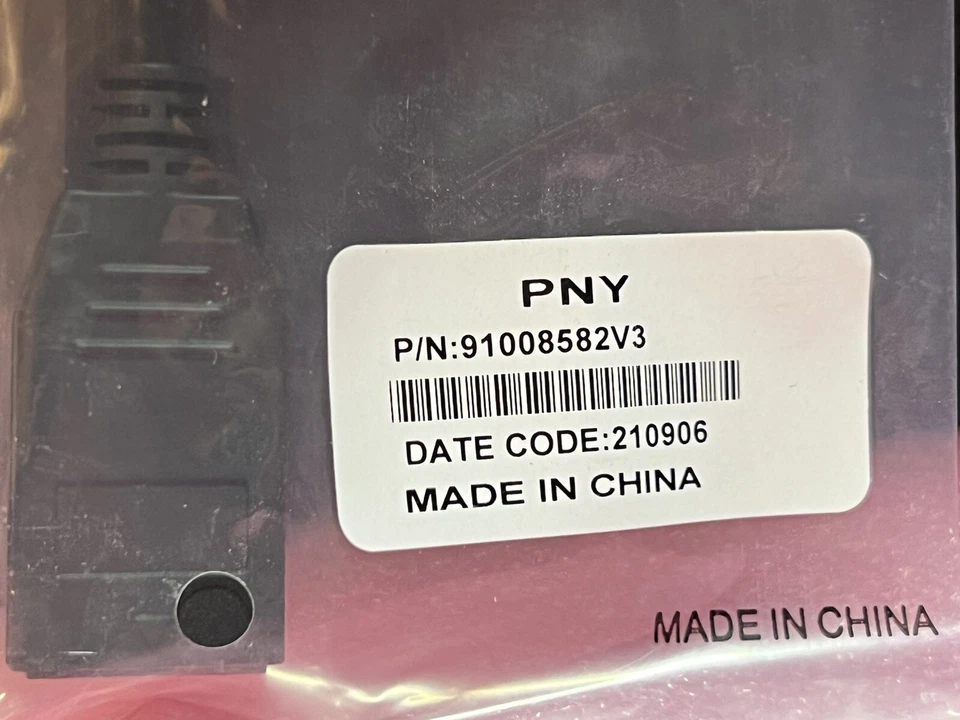 LOT OF 4 PNY 91008582V3 Mini Display Port Male To Female Adapter - Image 3 of 4