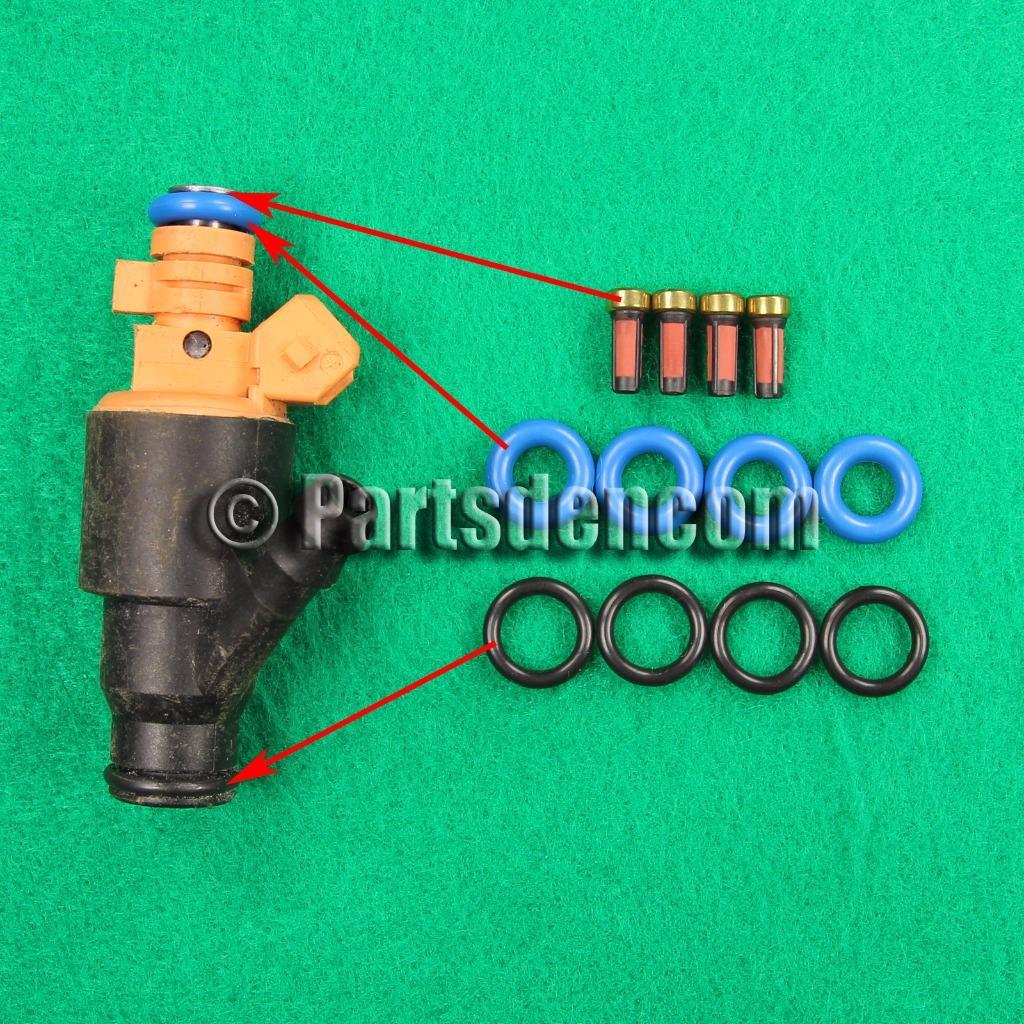 FUEL INJECTOR SERVICE KIT FITS KIA SPORTAGE JA FED 2.0L 4 CYL 9504
