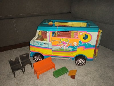 barbie beach bus 1970