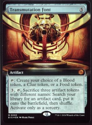 Transmutation Font - 93 Extended Foil MTG BIG